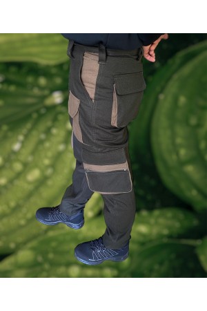 HAKİ ÜZERİNE BEJ TULUM PANTOLON (00016780) HAKİ ÜZERİNE BEJ TULUM PANTOLON (00016780)