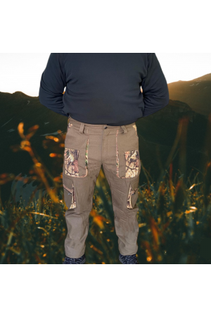 HAKİ ÜZERİNE MEŞE AĞAÇ DESEN PANTOLON HAKİ ÜZERİNE MEŞE AĞAÇ DESEN PANTOLON