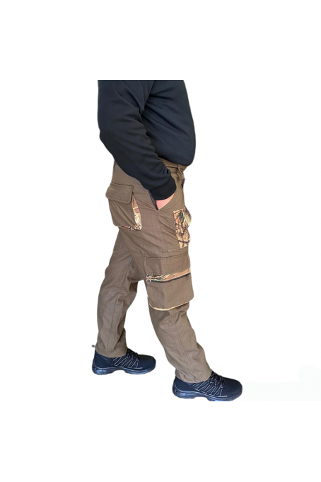 HAKİ ÜZERİNE MEŞE AĞAÇ DESEN PANTOLON HAKİ ÜZERİNE MEŞE AĞAÇ DESEN PANTOLON